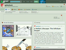 Tablet Screenshot of aphterbuck.deviantart.com