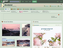 Tablet Screenshot of discodoener.deviantart.com