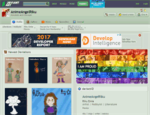 Tablet Screenshot of animeangelriku.deviantart.com