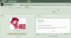 Desktop Screenshot of bearonunicycle.deviantart.com