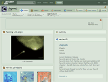 Tablet Screenshot of clepweb.deviantart.com