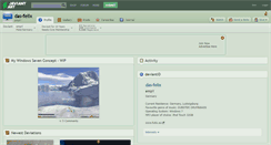 Desktop Screenshot of das-felix.deviantart.com