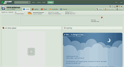 Desktop Screenshot of kimicatdemon.deviantart.com