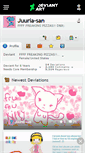 Mobile Screenshot of juuria-san.deviantart.com