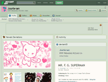 Tablet Screenshot of juuria-san.deviantart.com