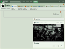 Tablet Screenshot of novaker.deviantart.com