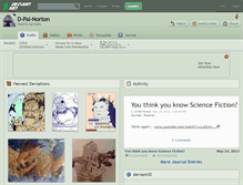 Tablet Screenshot of d-pal-norton.deviantart.com