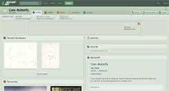 Desktop Screenshot of cute--butterfly.deviantart.com