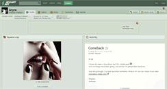 Desktop Screenshot of anyra.deviantart.com