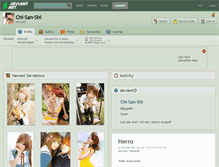 Tablet Screenshot of chi-san-shi.deviantart.com