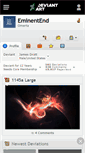 Mobile Screenshot of eminentend.deviantart.com