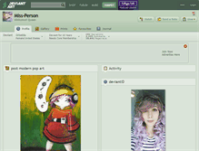 Tablet Screenshot of miss-person.deviantart.com