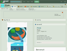 Tablet Screenshot of iphede.deviantart.com