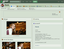 Tablet Screenshot of pitchit.deviantart.com