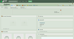 Desktop Screenshot of foxyboxer.deviantart.com