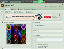 Tablet Screenshot of akatsuki-fanx3.deviantart.com