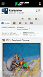 Mobile Screenshot of kiaraneko.deviantart.com