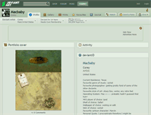 Tablet Screenshot of macbaby.deviantart.com