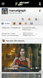 Mobile Screenshot of manuelgraph.deviantart.com