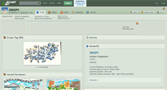 Desktop Screenshot of dr00p5.deviantart.com