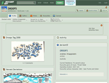 Tablet Screenshot of dr00p5.deviantart.com