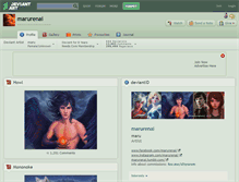 Tablet Screenshot of marurenai.deviantart.com