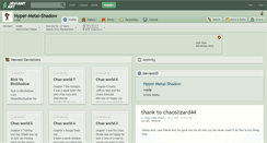 Desktop Screenshot of hyper-metal-shadow.deviantart.com