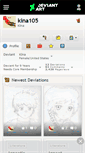Mobile Screenshot of kina105.deviantart.com
