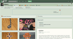 Desktop Screenshot of patterm.deviantart.com