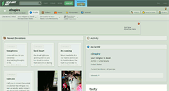 Desktop Screenshot of c0nspire.deviantart.com
