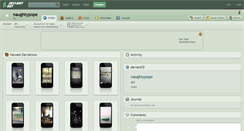 Desktop Screenshot of naughtypope.deviantart.com