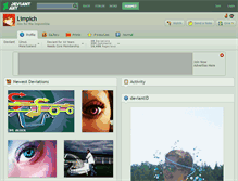 Tablet Screenshot of limpich.deviantart.com