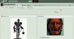 Desktop Screenshot of edwarddelandreart.deviantart.com
