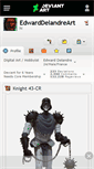 Mobile Screenshot of edwarddelandreart.deviantart.com