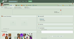 Desktop Screenshot of blodwen.deviantart.com