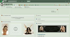 Desktop Screenshot of livingindarkness.deviantart.com