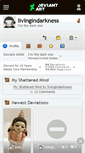 Mobile Screenshot of livingindarkness.deviantart.com