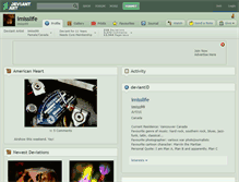 Tablet Screenshot of imisslife.deviantart.com