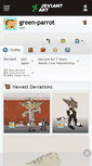 Mobile Screenshot of green-parrot.deviantart.com