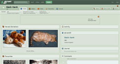 Desktop Screenshot of black--hawk.deviantart.com