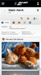 Mobile Screenshot of black--hawk.deviantart.com