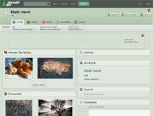 Tablet Screenshot of black--hawk.deviantart.com