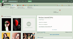 Desktop Screenshot of gerryblackx.deviantart.com