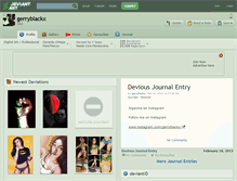 Tablet Screenshot of gerryblackx.deviantart.com