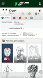 Mobile Screenshot of c-cu4.deviantart.com