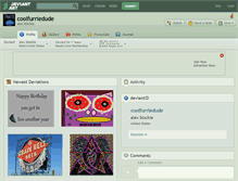 Tablet Screenshot of coolfurriedude.deviantart.com