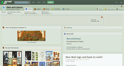 Desktop Screenshot of mars-and-uranus.deviantart.com