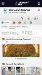 Mobile Screenshot of mars-and-uranus.deviantart.com