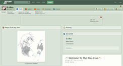 Desktop Screenshot of fc-riku-.deviantart.com