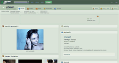 Desktop Screenshot of emangel.deviantart.com
